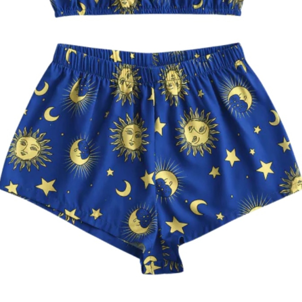 Sun and moon shorts
